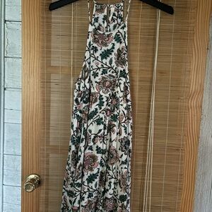 Entro Multicolor Floral Backless Dress